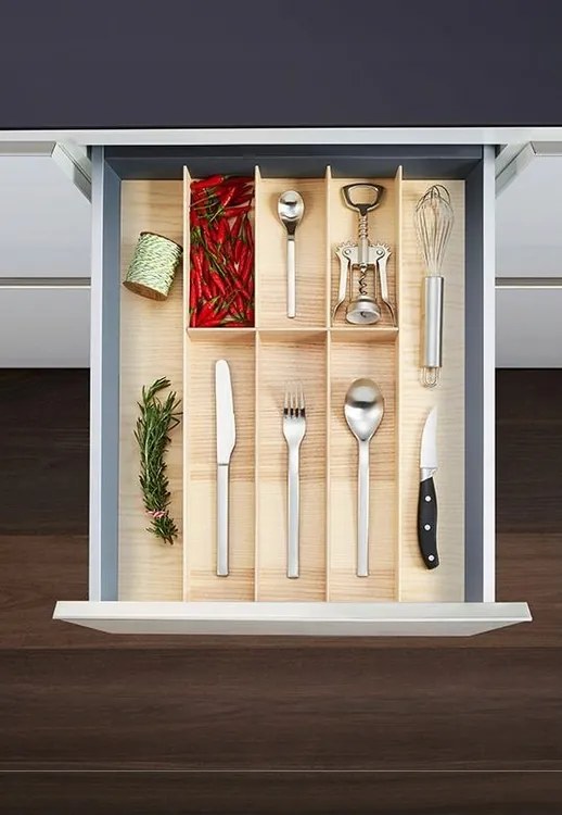 Peka FineLine LiniQ 07.3801.D fa evőeszköztartó betét fiókhoz