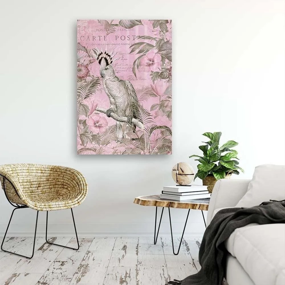 Gario Vászonkép Rózsaszín kakadu madár - Andrea Haase Méret: 70 x 100 cm