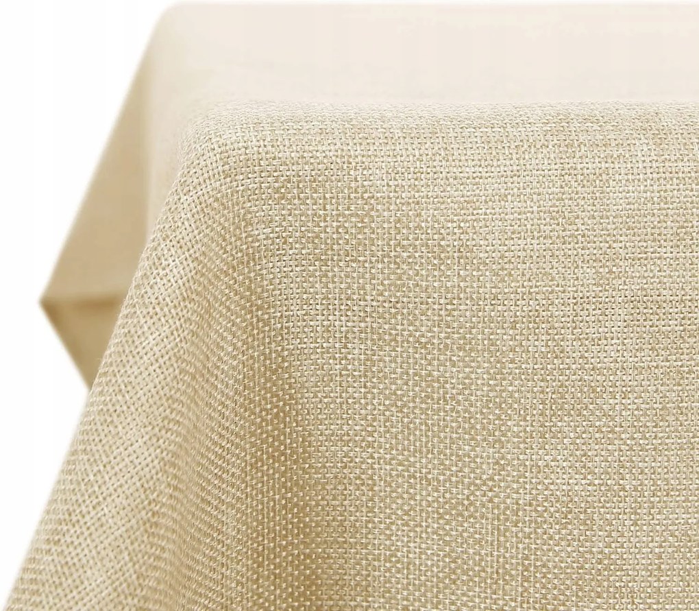 Abrosz Deconovo Lenhatás 130x220 cm Bézs Prémium foltálló Len