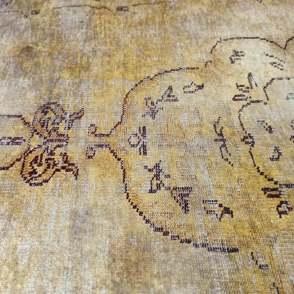 Arany szőnyeg keleti mintával Szélesség: 80 cm | Hossz: 150 cm