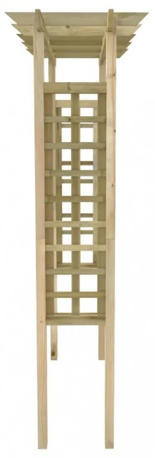vidaXL fa lugas / rózsakapu 150 x 60 x 204 cm