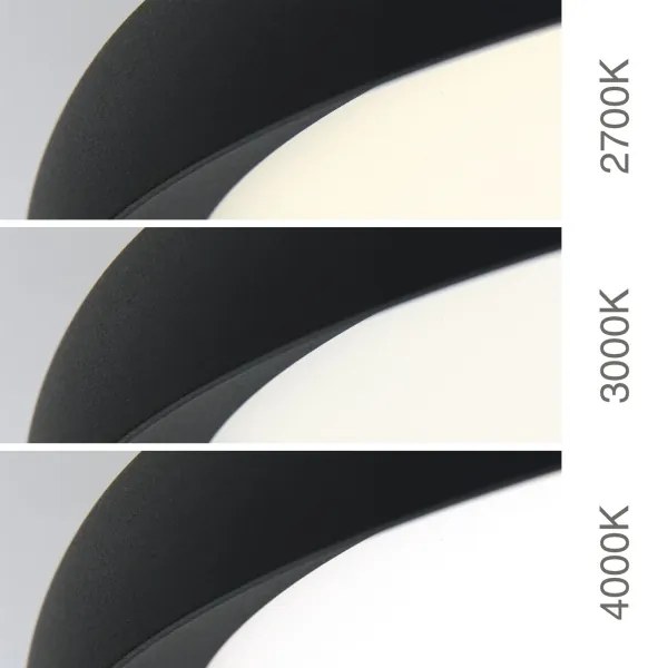 Orion - LED mennyezeti lámpa KANT LED/50W/230V 2700/3000/4000K átm. 60 cm fekete