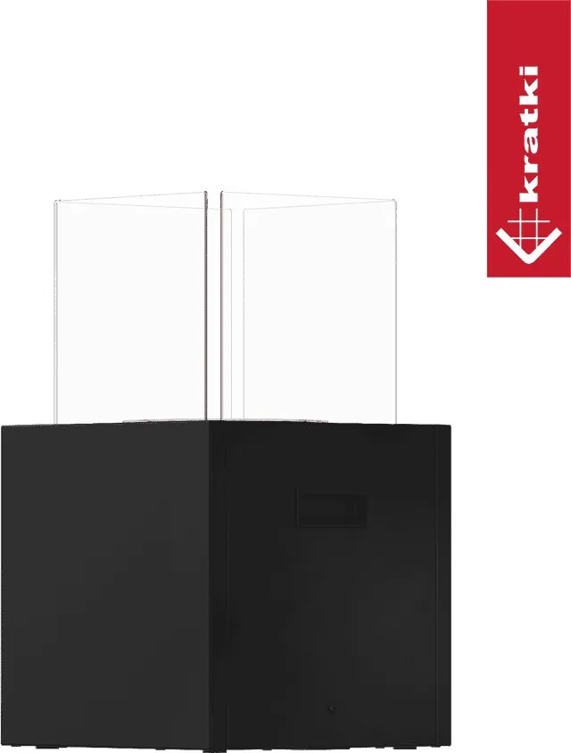 KRATKI Tower Mini Black biokandalló