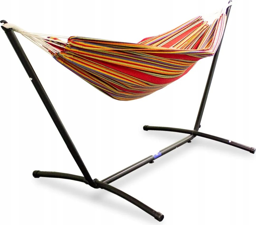 Függőágy kerti állvány kültéri színes mix