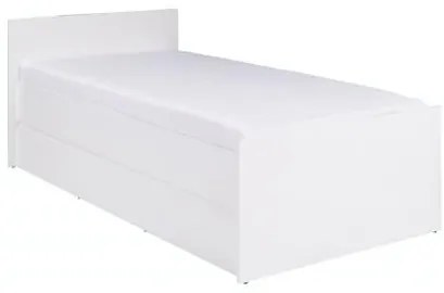 Egyszemélyes ágy 80 cm Cortez C 08 (fehér) ( ágyráccsal). Akció -15%. 1004892