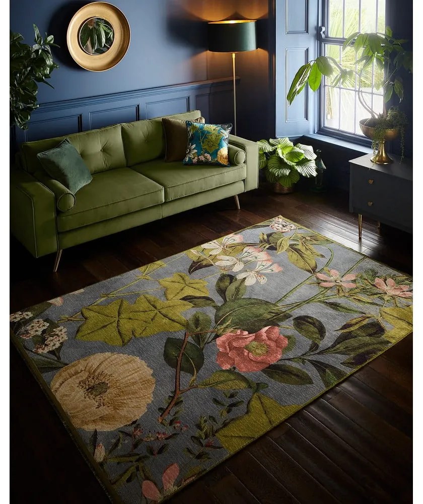 Világoskék szőnyeg 120x170 cm Passiflora – Asiatic Carpets
