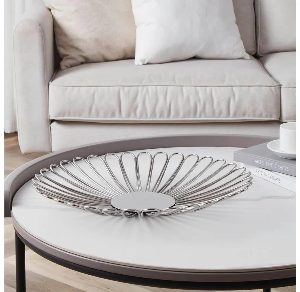 Eglo 427018 - Dekoratív tálca UEDA átm. 40,5 cm króm