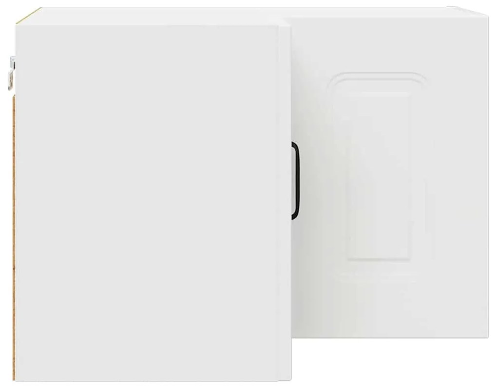 Fali konyhaszekrény polcokkal Fehér 57 x 57 x 40 cm Faanyag