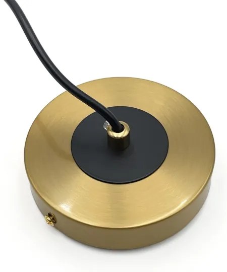 Csillár zsinóron ROLLO 1xE14/5W/230V arany/füstös bézs