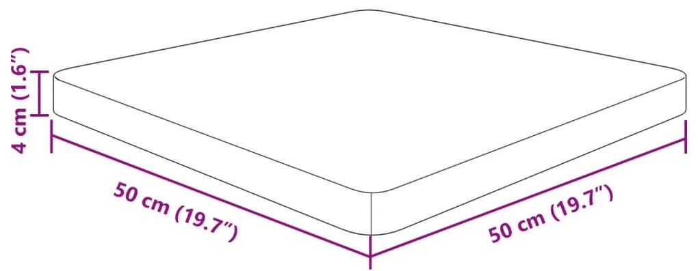 sötétbarna kezelt tömör tölgyfa négyzet asztallap 50x50x4cm