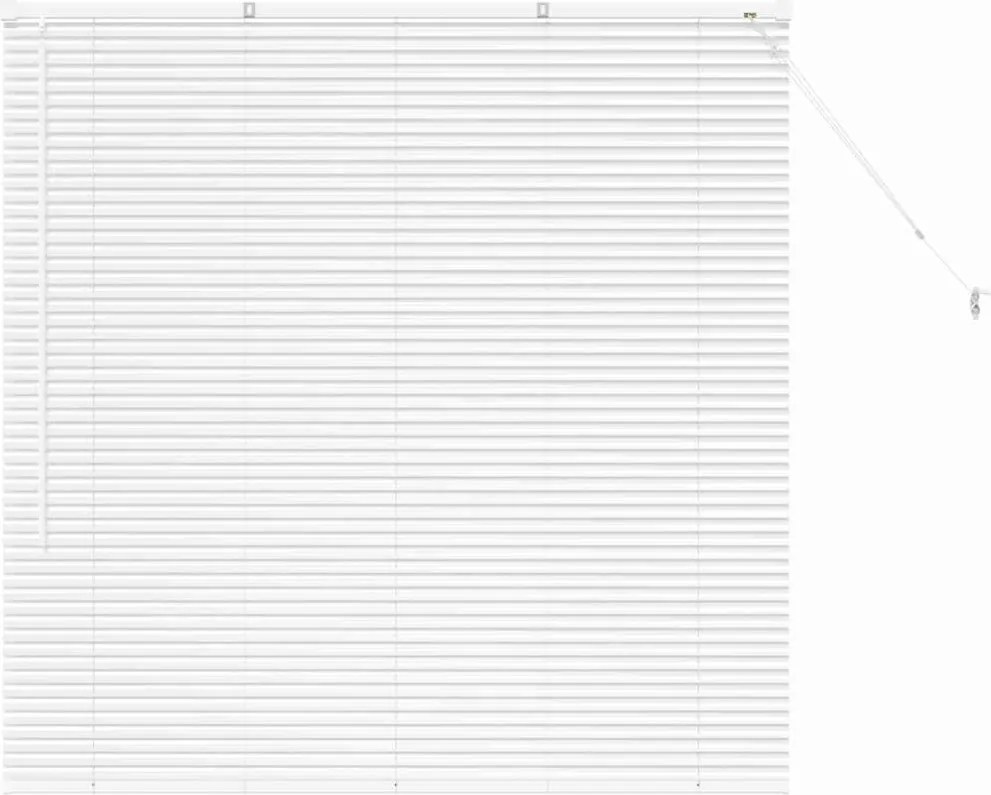 vidaXL Zsalugáter Redőnyök Fehér 130 x 125 cm Alumínium
