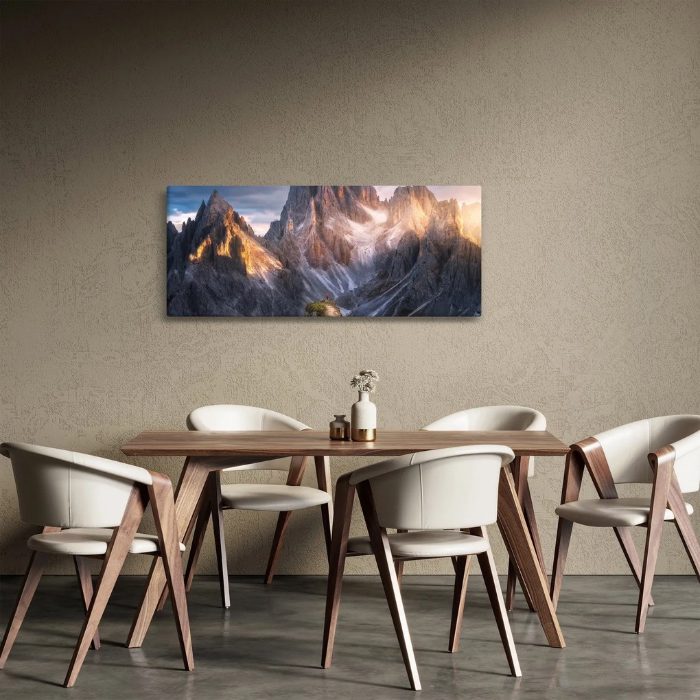 Kép - Hegyi panoráma (120x50 cm)