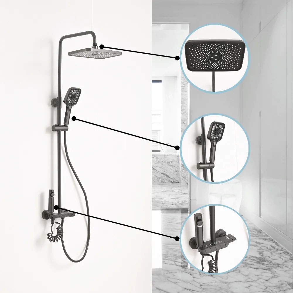 Eliz multifunkciós zuhanyszett