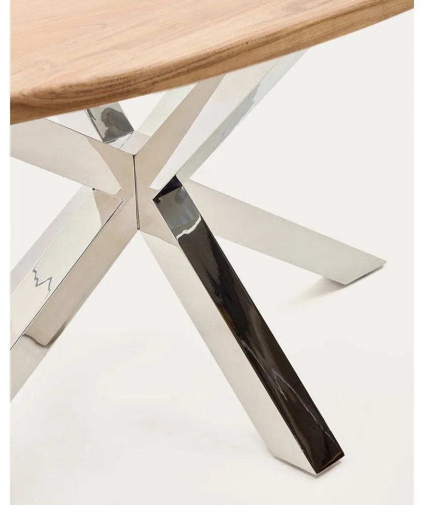 Étkezőasztal akácfa asztallappal 100x200 cm Argo – Kave Home