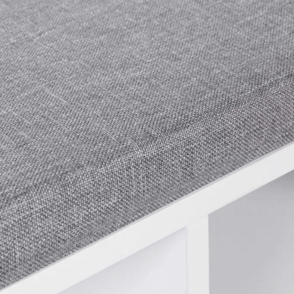 VOREN cipős szekrény fehér/szürke