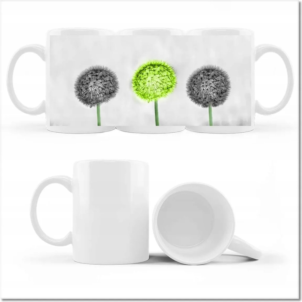 Pitypang fényképes bögre