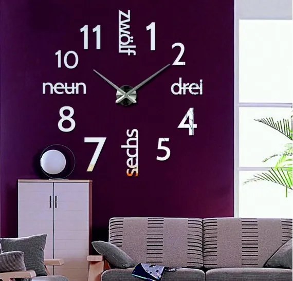 Stylesa Modern falióra DIY DRIWAL 3D S039 kék
