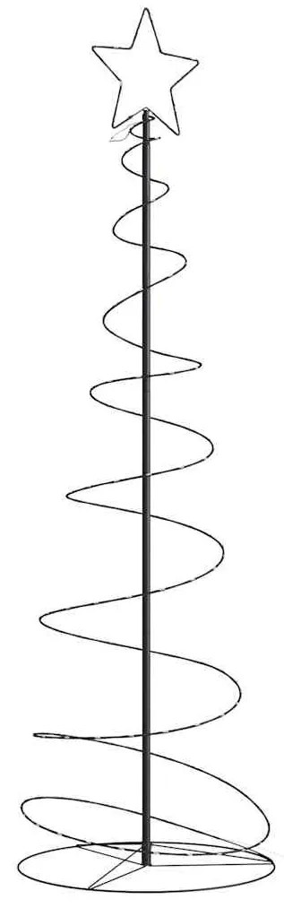 meleg fehér LED karácsonyfa 120 LED 180 cm