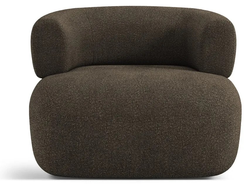 Barna buklé fotel Jenny – Micadoni Home