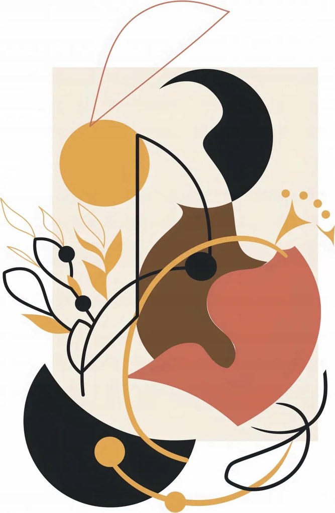 Poszter 60x80cm Táncoló őszi szín