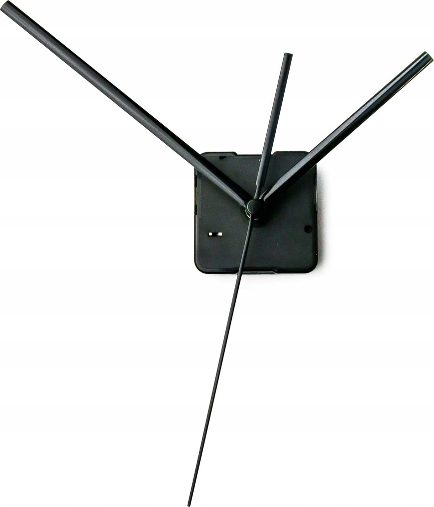 Csendes kvarc óraszerkezet fekete mutatókkal, 14 cm