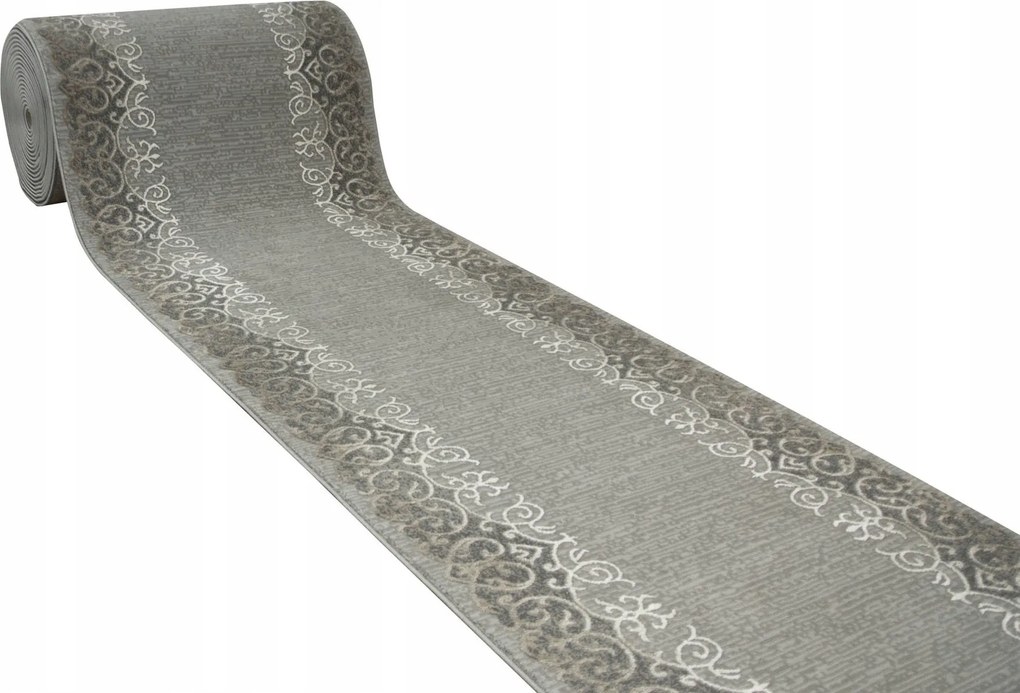 Futószőnyeg Szőnyeg 120 cm széles Puha Folyosóra Divatos Szürke Barna Galya