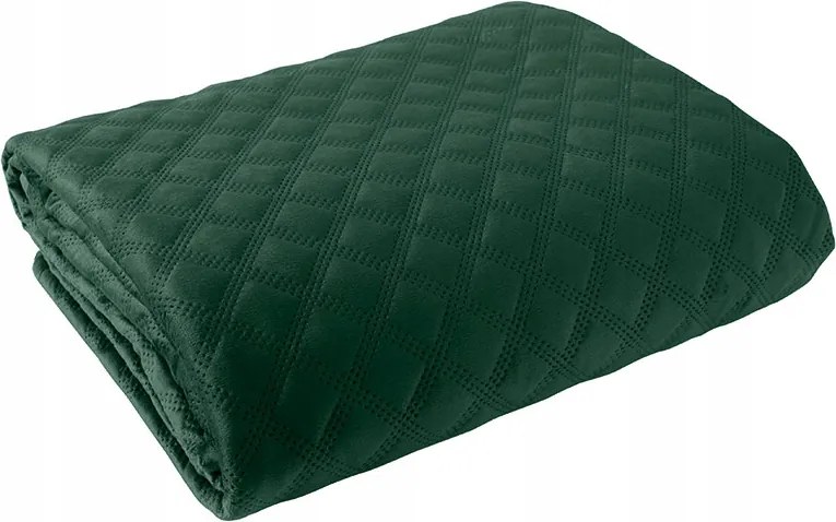 Dekoratív ágytakaró Velvi 170x210 steppelt, geometrikus mintás