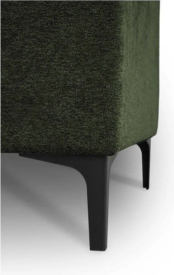 Zöld zsenília sarokkanapé (bal oldali-heverő résszel) Copenhagen – Scandic