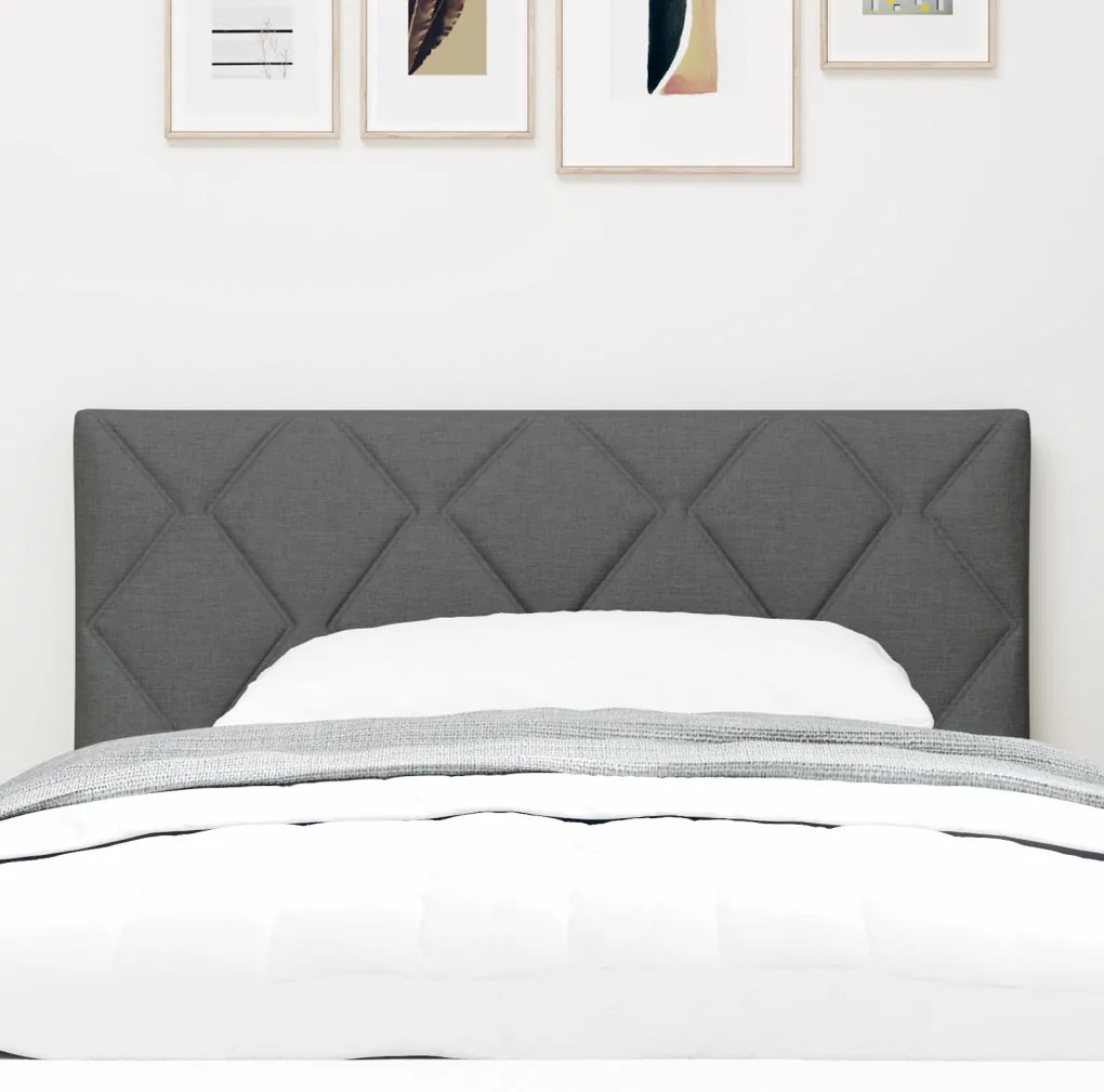 Fejtámla LED -es lámpákkal fejtámlával Szürke 90 cm szövet