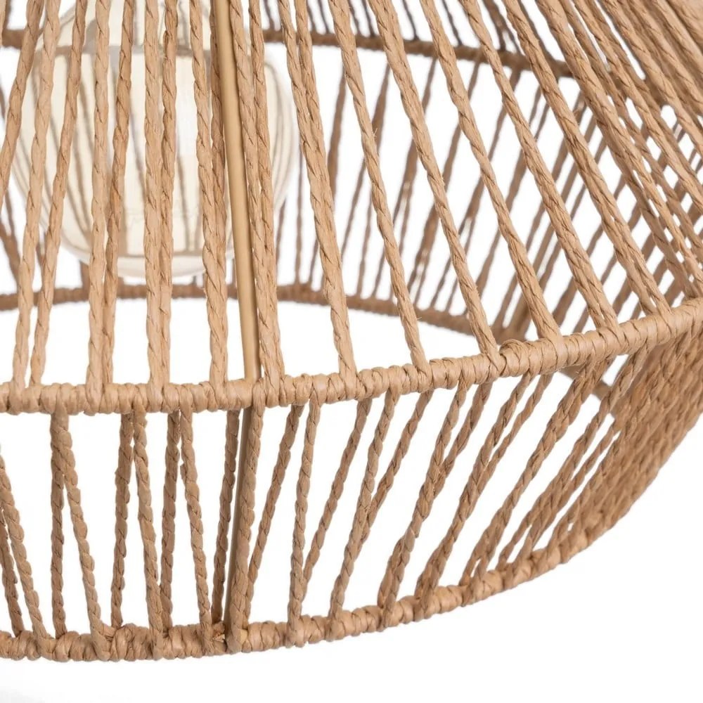 Natúr színű függőlámpa papír zsinór búrával ø 38 cm – Casa Selección