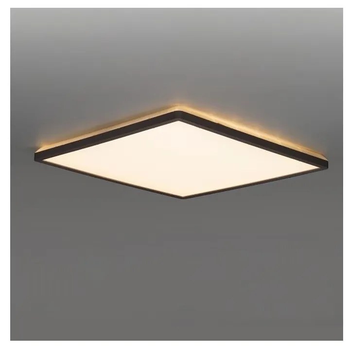LED fürdőszobai lámpa NIVERA LED/18W/230V IP54 30x30 cm fekete + távirányító