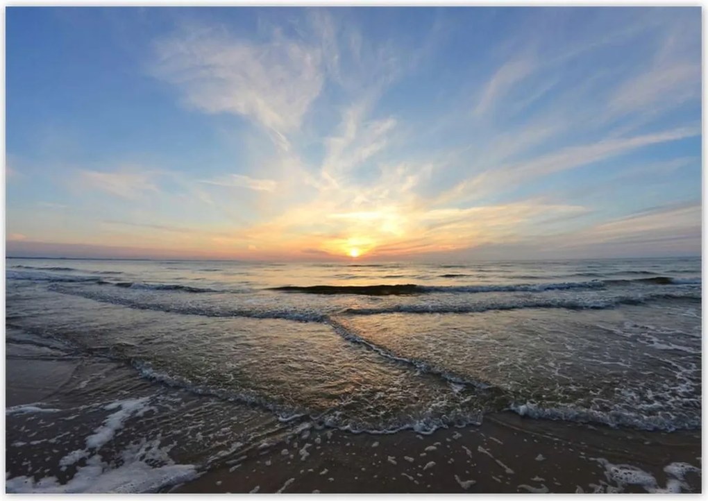 Poszterek 100x70 Naplemente a tengerparton