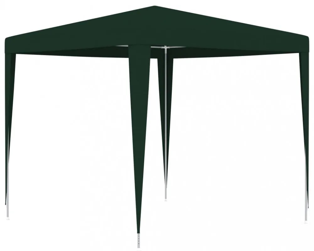 zöld rendezvénysátor 2,5 x 2,5 m 90 g/m²