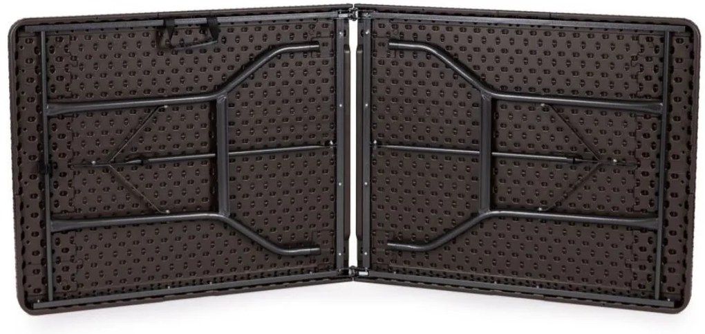 Catering készlet asztal + 2 pad 180cm Wooden Brown
