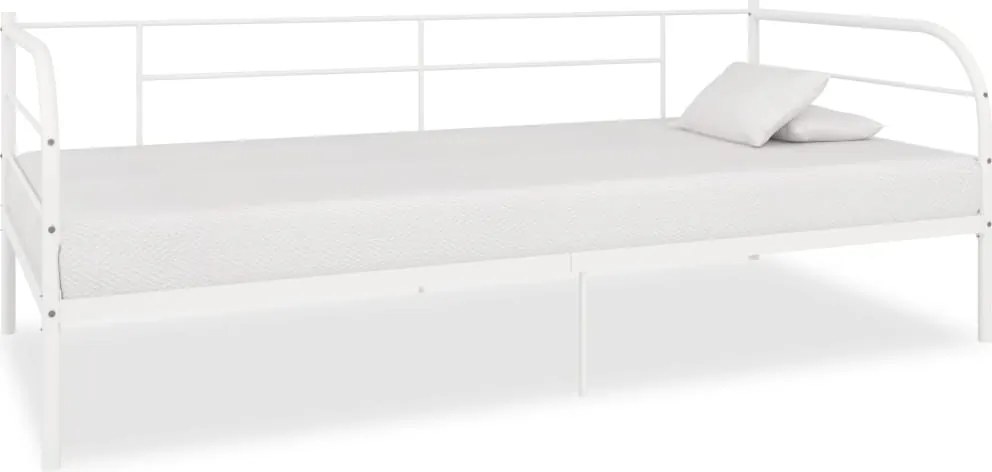 vidaXL fehér fém kanapéágy-keret 90 x 200 cm