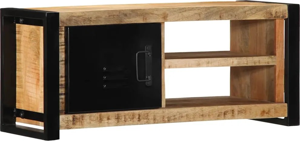 vidaXL tömör nyers mangófa TV-szekrény 80x30x35 cm