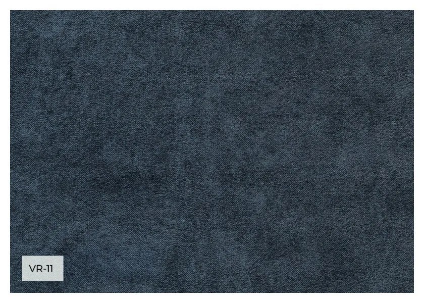 Sötétkék bársony kinyitható kanapé 225 cm Charming Charlie – Miuform