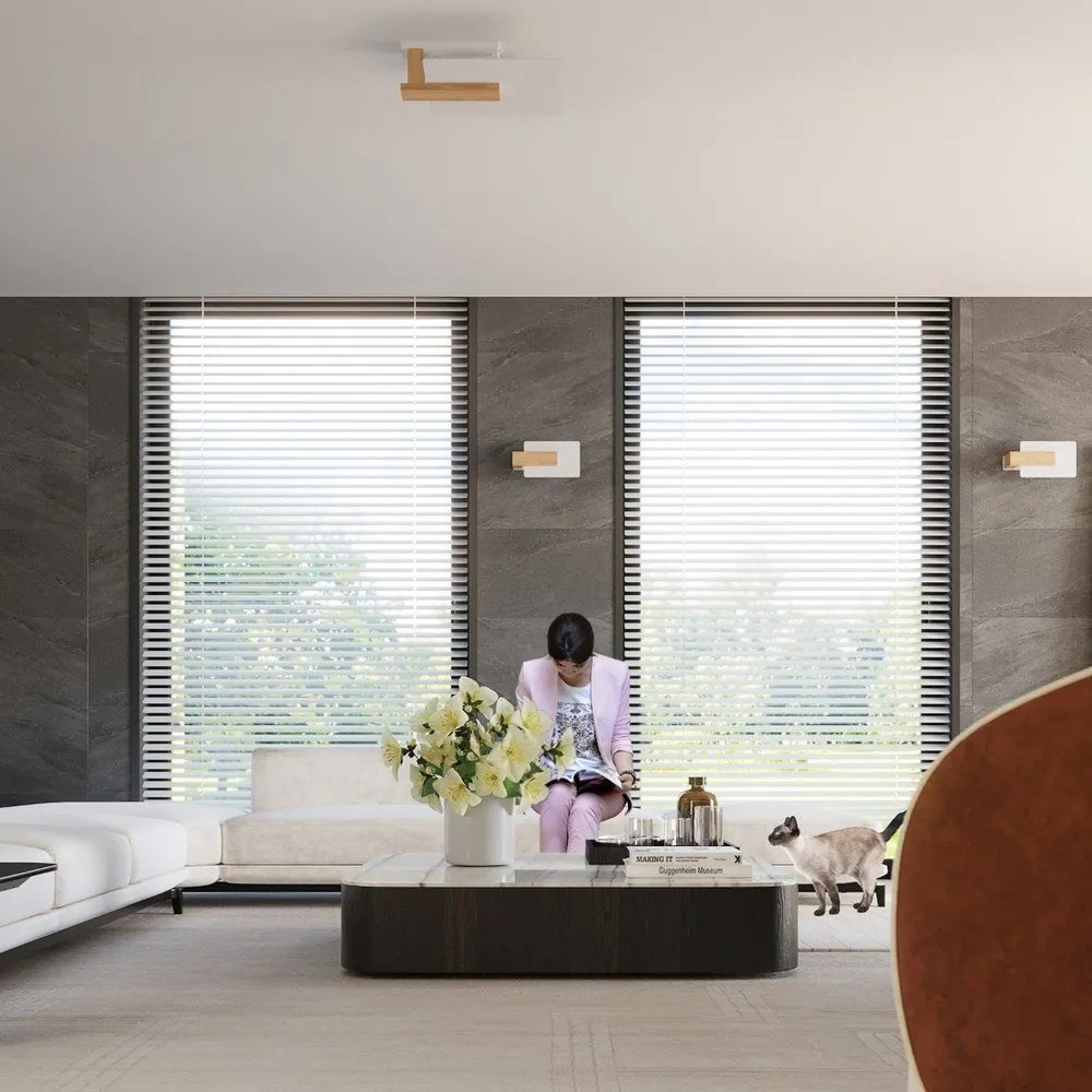 Natúr színű fali lámpa Parola – Sollux