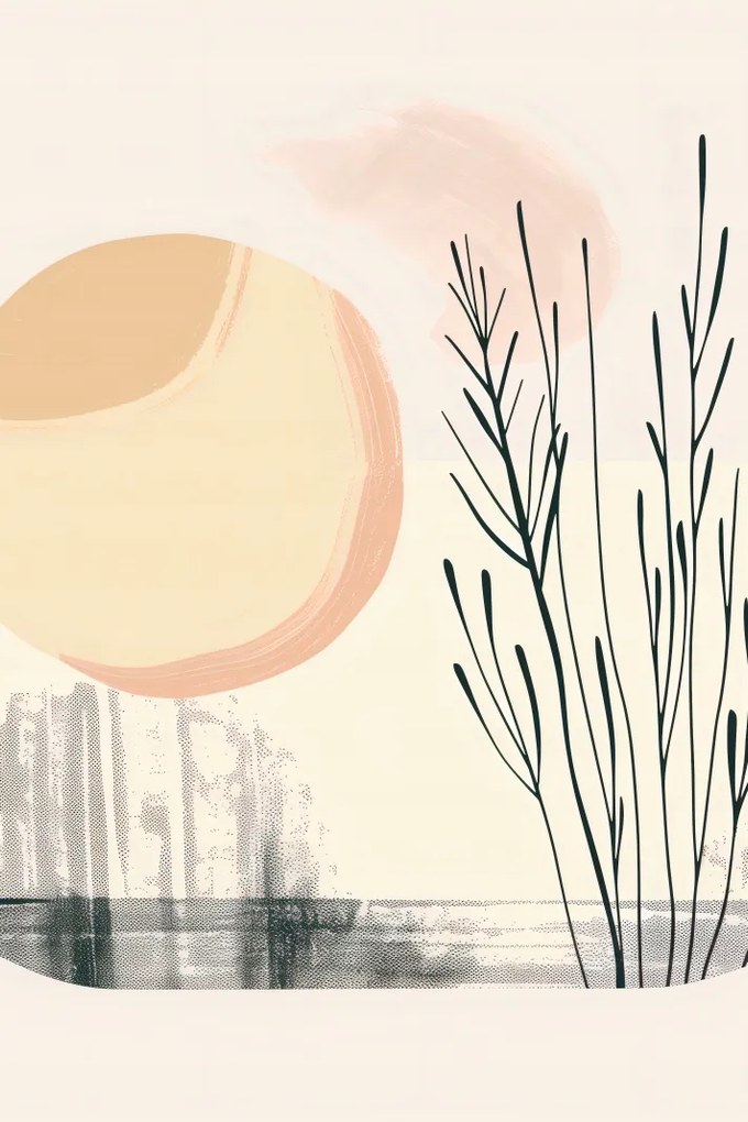 Poszter 40x60cm Pasztell Kelet