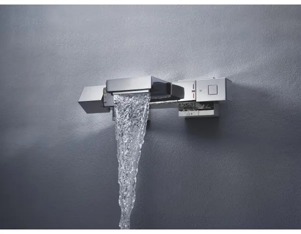 GROHE 34497000 - GROHTHERM CUBE DN 15 termosztátos kádcsaptelep, fényes króm