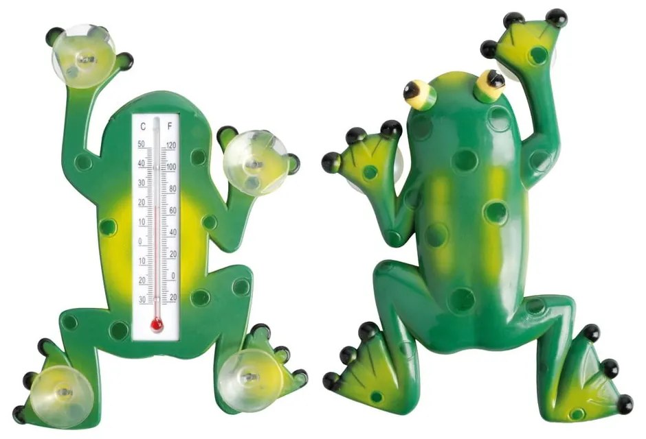 Béka alakú, ablakra tapadó hőmérő - Esschert Design