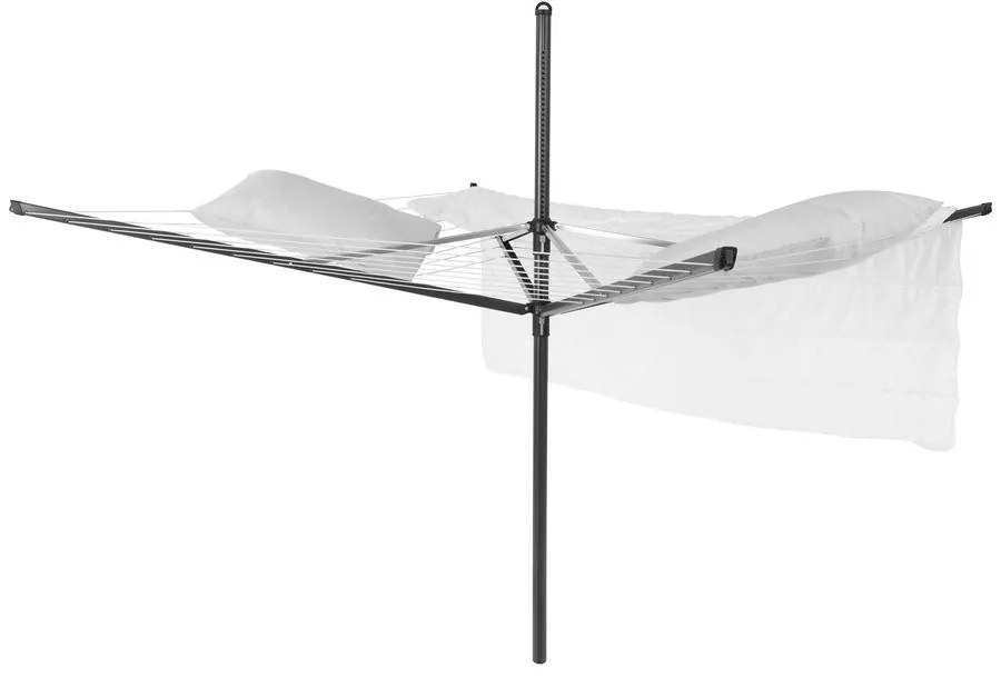 Antracitszürke kerti ruhaszárító 50 m Lift-O-Matic – Brabantia