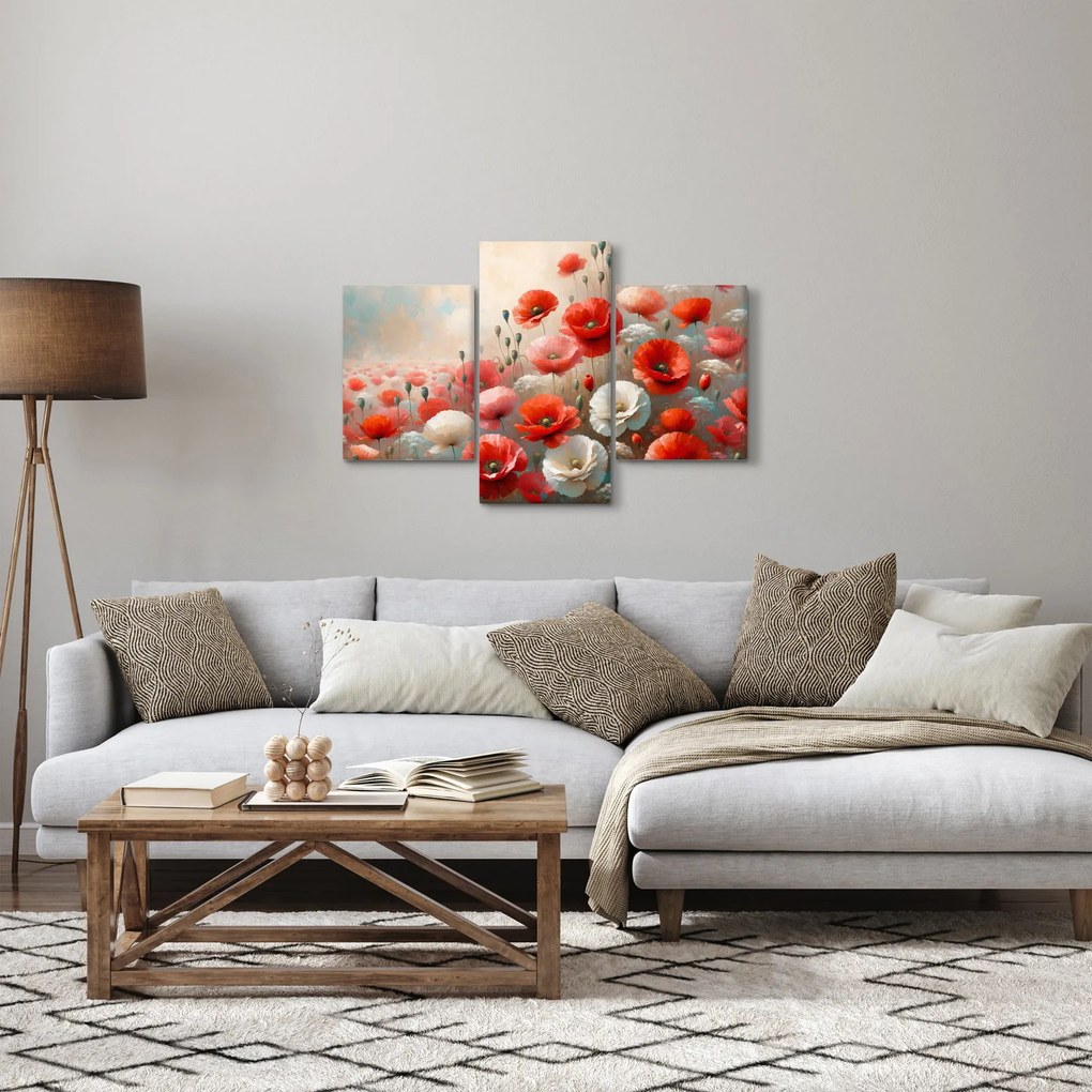 Kép - Pipacsok festménye (90x60 cm)