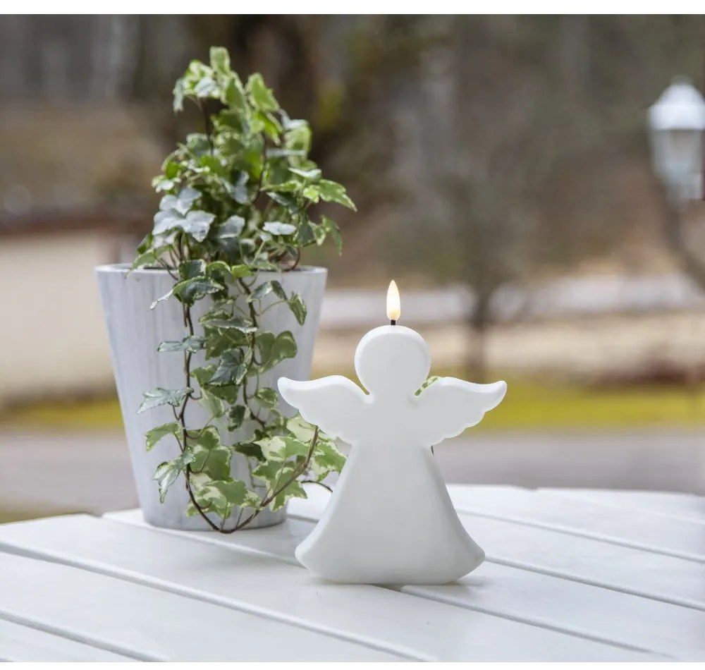 Kültéri LED gyertya (magasság 18 cm) Flamme Angel – Star Trading