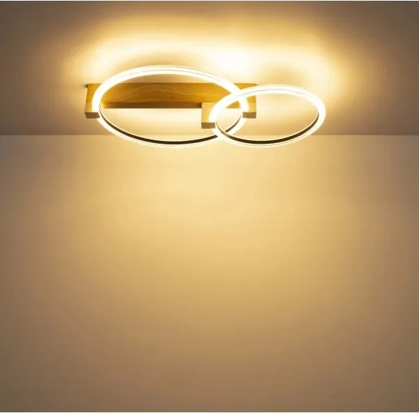 Globo 48050D1 - LED mennyezeti lámpa FLETCHER LED/24W/230V 3000K 58x38 cm bézs