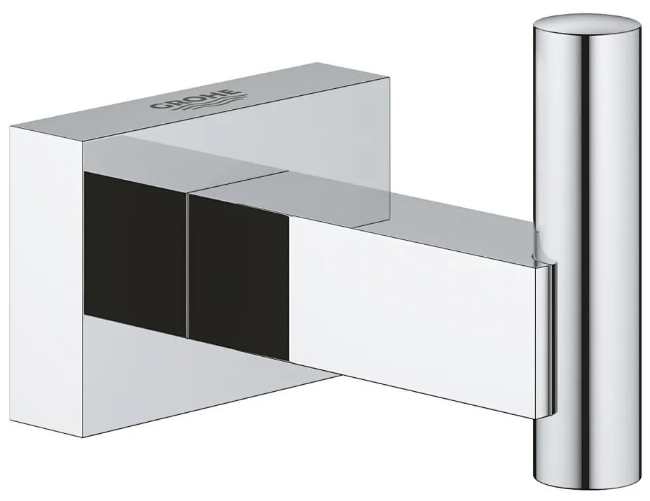 GROHE 40511001 - Fürdőköpeny akasztó ESSENTIALS CUBE fényes króm