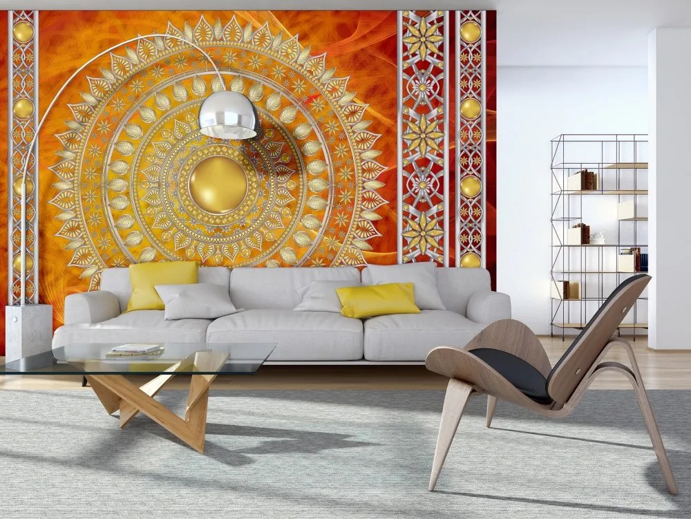 Mandala poszter, fotótapéta, Vlies (416 x 290 cm)