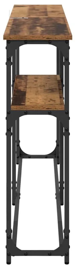 Konzolasztal Régi fa 145x22.5x75cm Faanyag