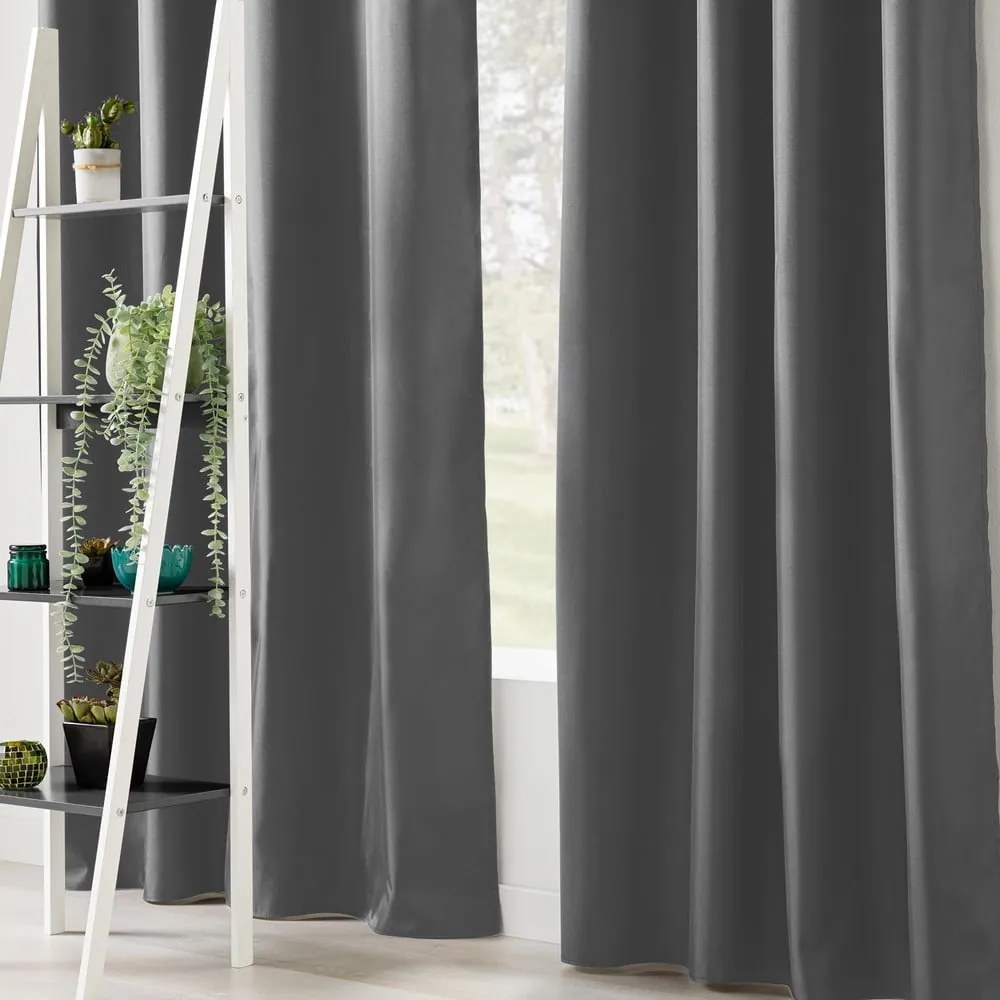 Antracitszürke termo függöny 140x260 cm Icemount – douceur d'intérieur