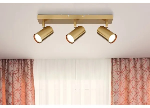 Globo 57911-3GO - Spotlámpa ROBBY 3xGU10/35W/230V arany